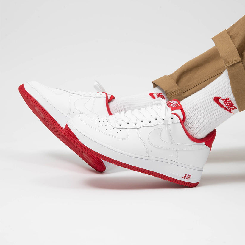 Air Force 1 Low White & University Red