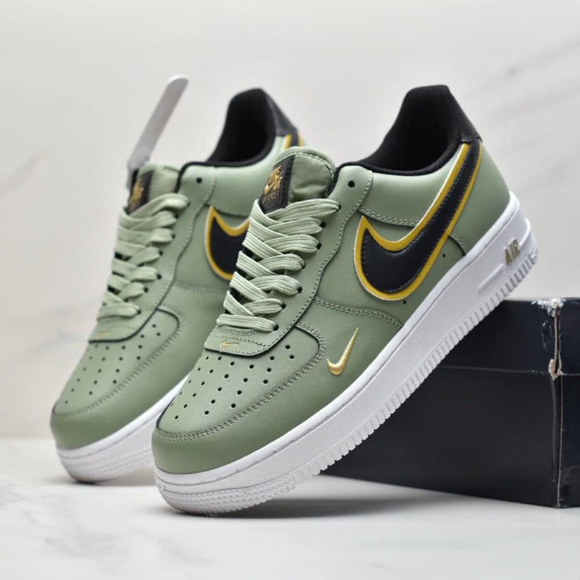 Air Force 1 Low '07 LV8 Double swoosh Olive Gold Black