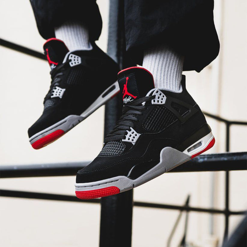 Air Jordan 4 Retro Bred Reimagined leather