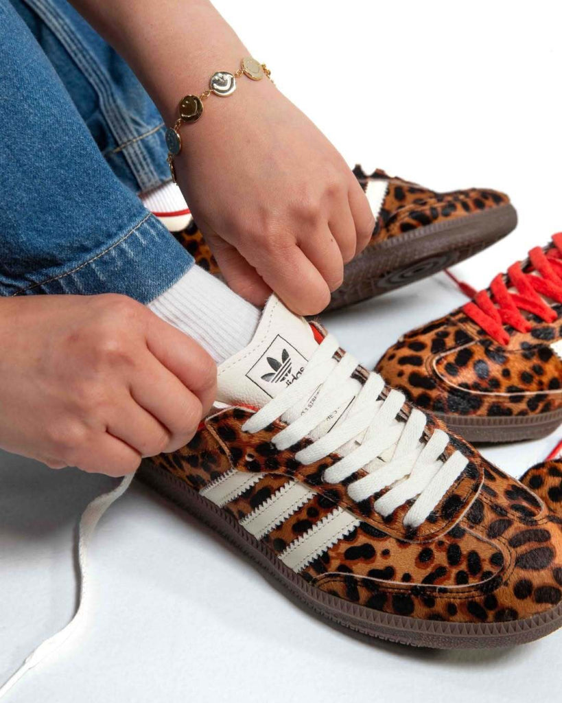 Adidas Samba Leopard print