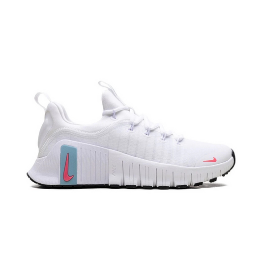 Free Metcon 6 white orange swoosh
