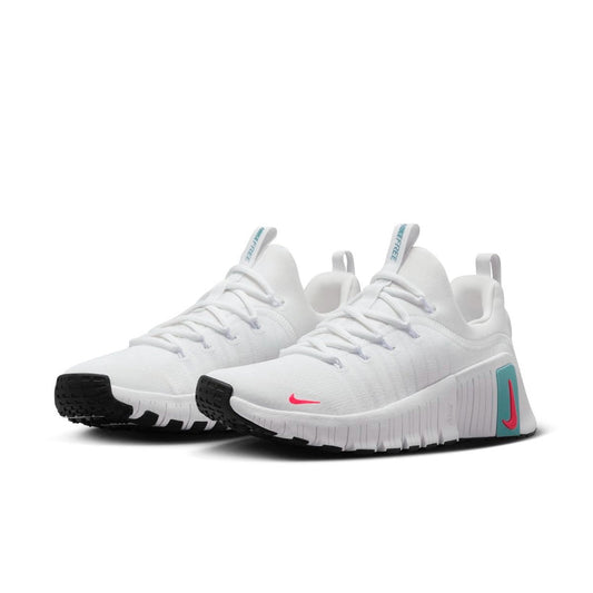 Free Metcon 6 white orange swoosh