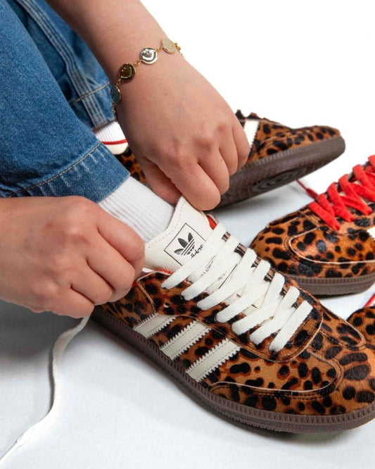 Adidas Samba Leopard print